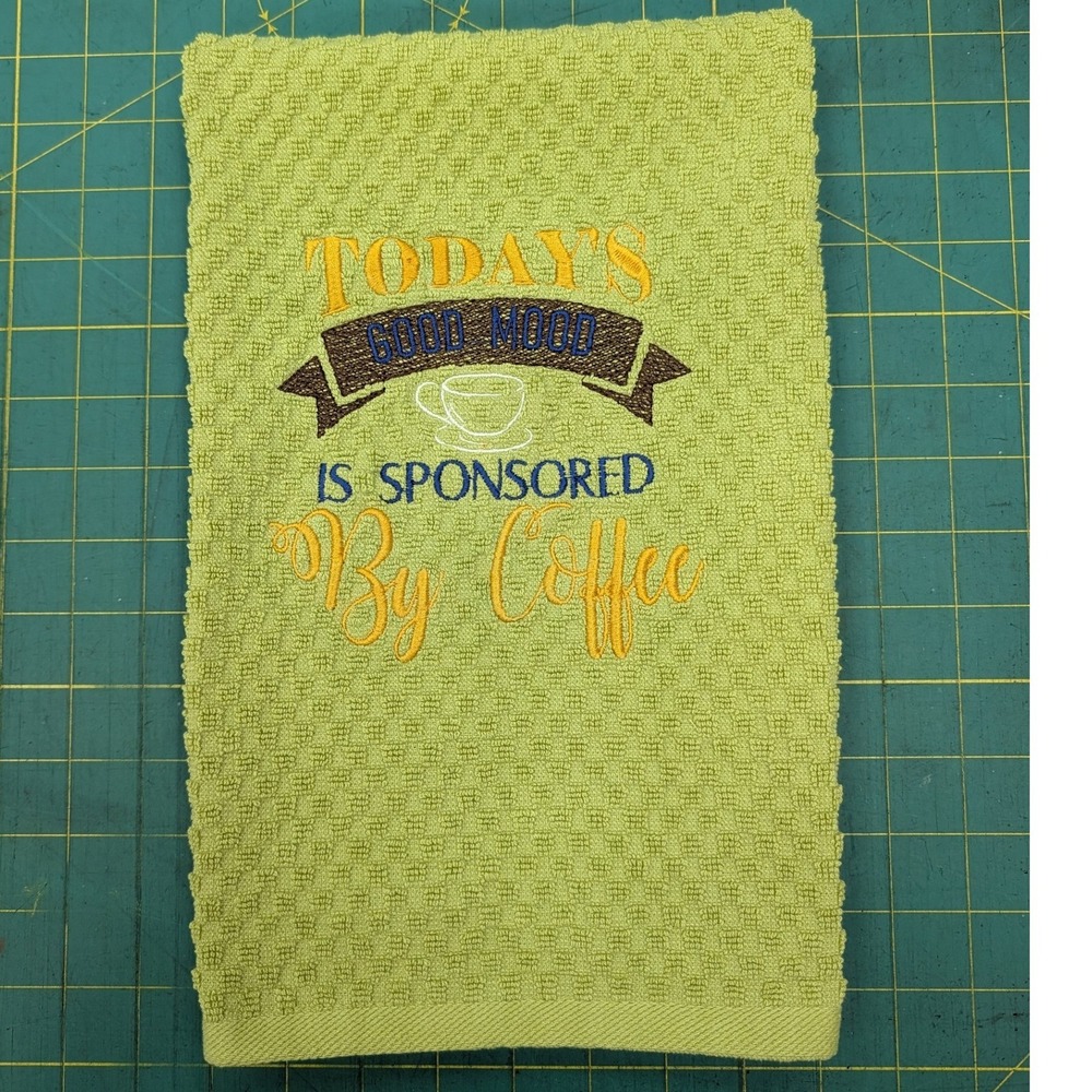 Today's Good Mood is Sponsored by Coffee Kitchen Bath Bar Hand Towel